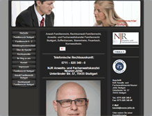 Tablet Screenshot of familienrechtler-stuttgart.de